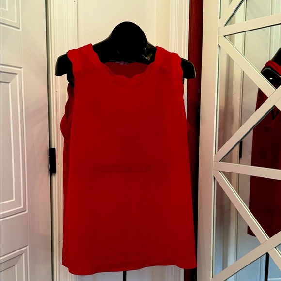 Women’s Rose Pink Shell Tank by Pleione. Large. - Picture 2 of 2